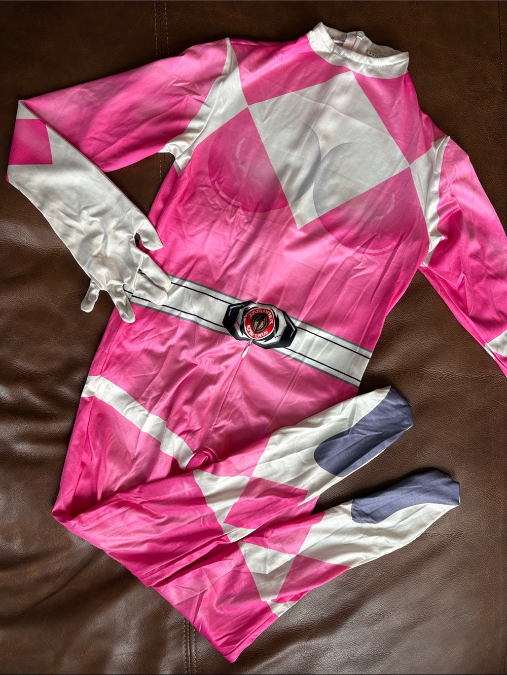 Pink Power Ranger kids Halloween Costume 4-5Y
